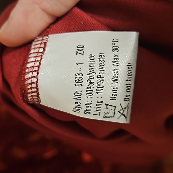 Ever Pretty Burgandy short sleeve Mother of bride or groom dress. In EUC - Picture 7 of 7